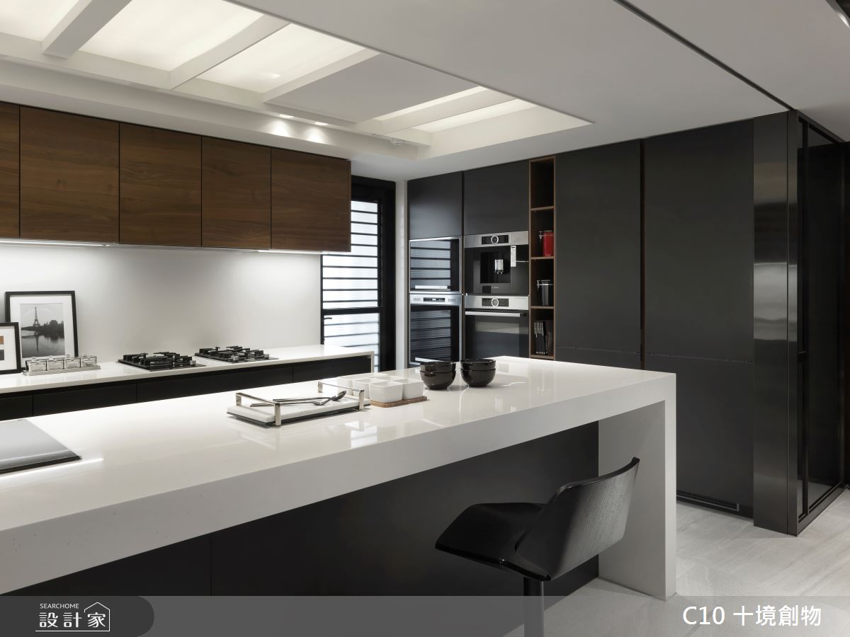 120坪中古屋(5~15年)＿現代風廚房吧檯案例圖片＿十境創物空間設計有限公司＿十境_冰壺玉衡之18