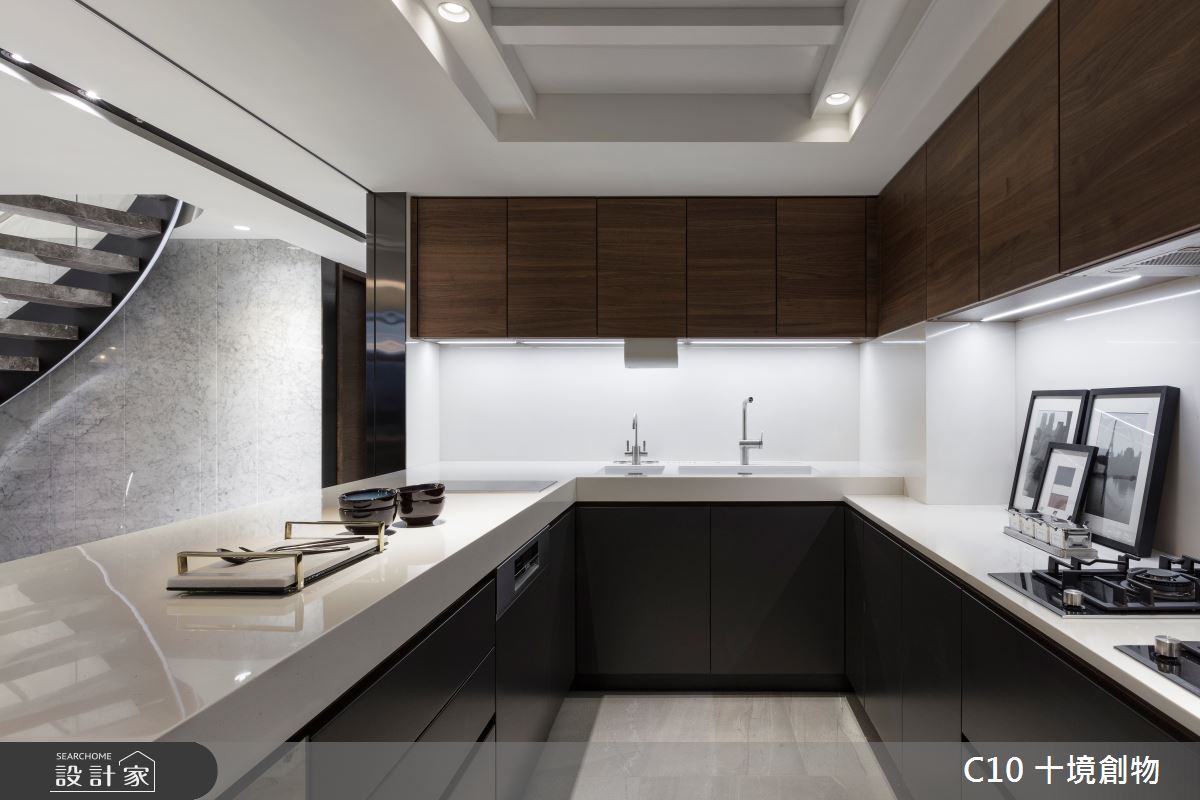 120坪中古屋(5~15年)＿現代風廚房案例圖片＿十境創物空間設計有限公司＿十境_冰壺玉衡之19