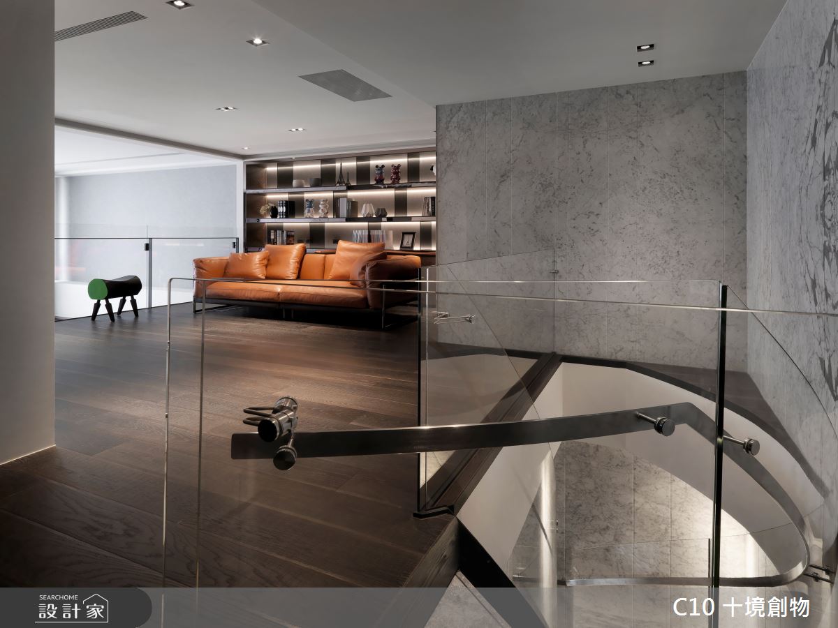 120坪中古屋(5~15年)＿現代風樓梯走廊案例圖片＿十境創物空間設計有限公司＿十境_冰壺玉衡之23