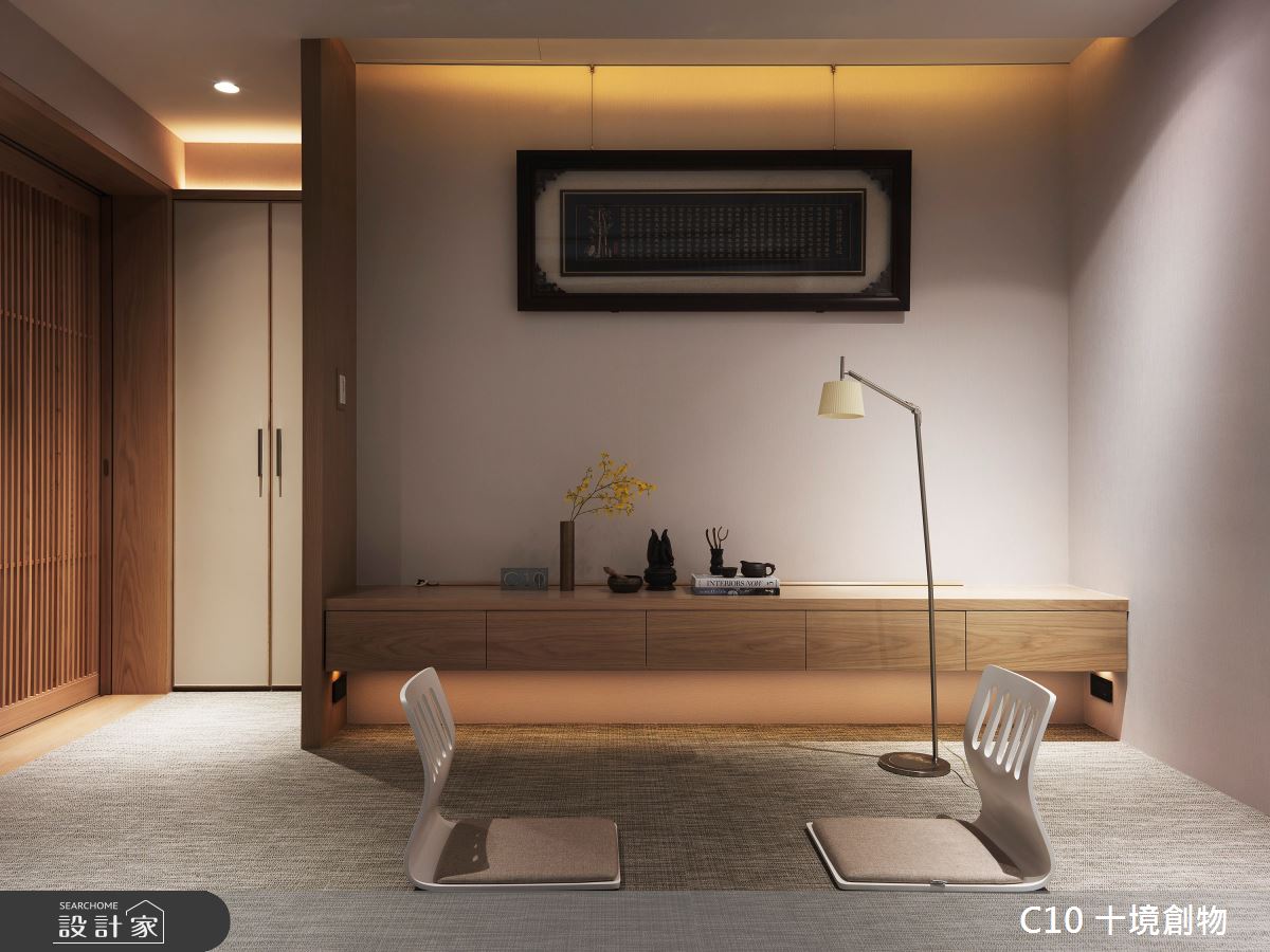 120坪新成屋(5年以下)＿新古典和室案例圖片＿十境創物空間設計有限公司＿十境_渾金白玉之36