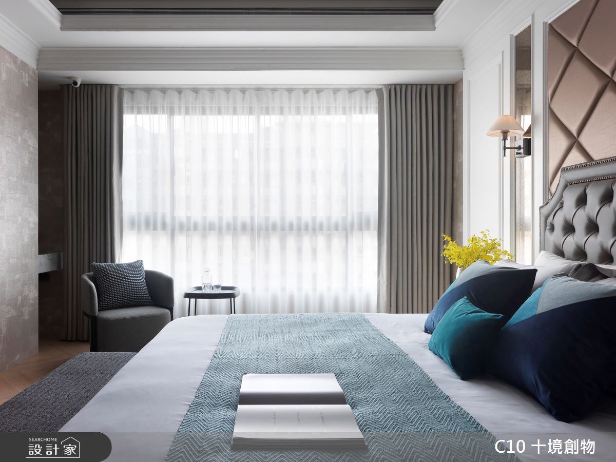 120坪新成屋(5年以下)＿新古典臥室案例圖片＿十境創物空間設計有限公司＿十境_渾金白玉之29