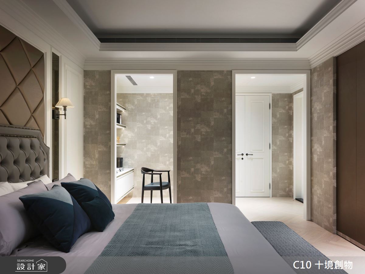 120坪新成屋(5年以下)＿新古典臥室案例圖片＿十境創物空間設計有限公司＿十境_渾金白玉之31