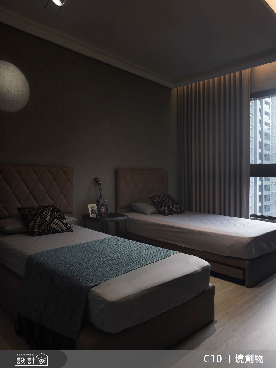 120坪新成屋(5年以下)＿新古典客房案例圖片＿十境創物空間設計有限公司＿十境_渾金白玉之34
