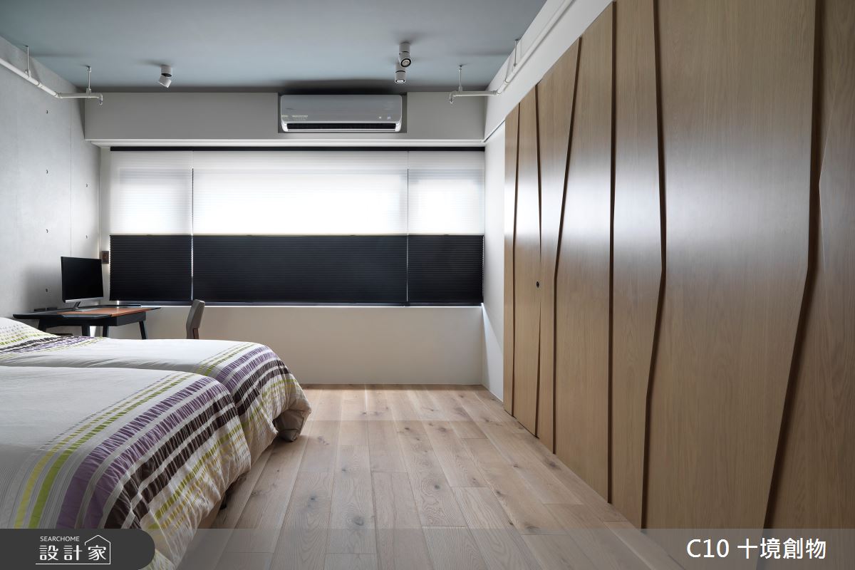 50坪預售屋＿人文禪風臥室案例圖片＿十境創物空間設計有限公司＿十境_和風呈語之27