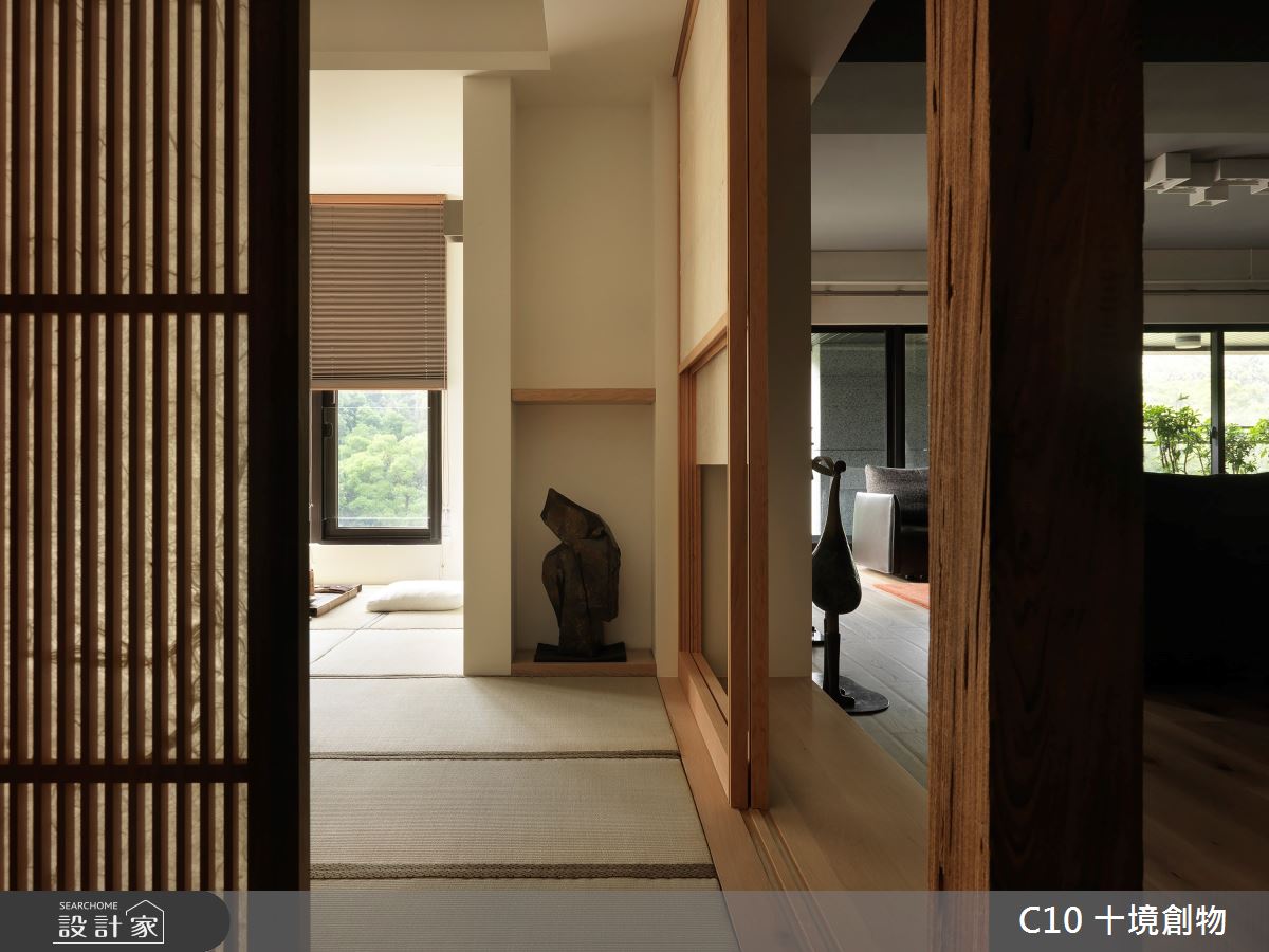 50坪預售屋＿人文禪風和室案例圖片＿十境創物空間設計有限公司＿十境_和風呈語之19