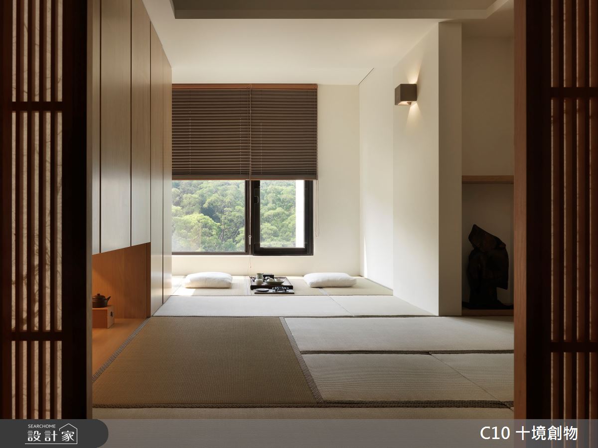 50坪預售屋＿人文禪風和室案例圖片＿十境創物空間設計有限公司＿十境_和風呈語之21