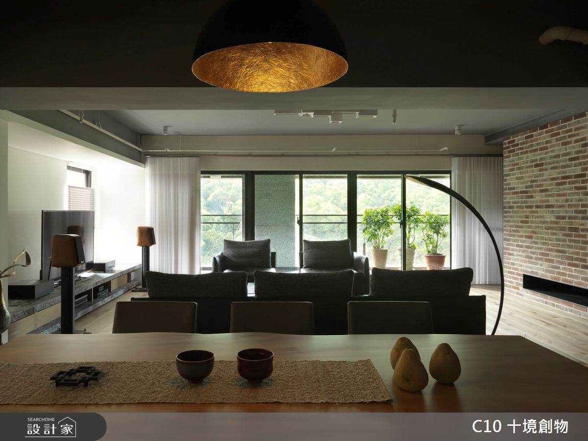 50坪預售屋＿人文禪風客廳案例圖片＿十境創物空間設計有限公司＿十境_和風呈語之6