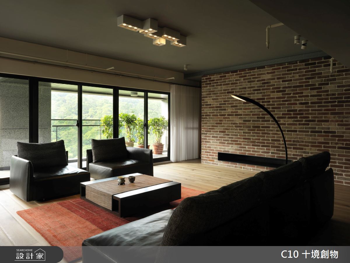 50坪預售屋＿人文禪風客廳案例圖片＿十境創物空間設計有限公司＿十境_和風呈語之5