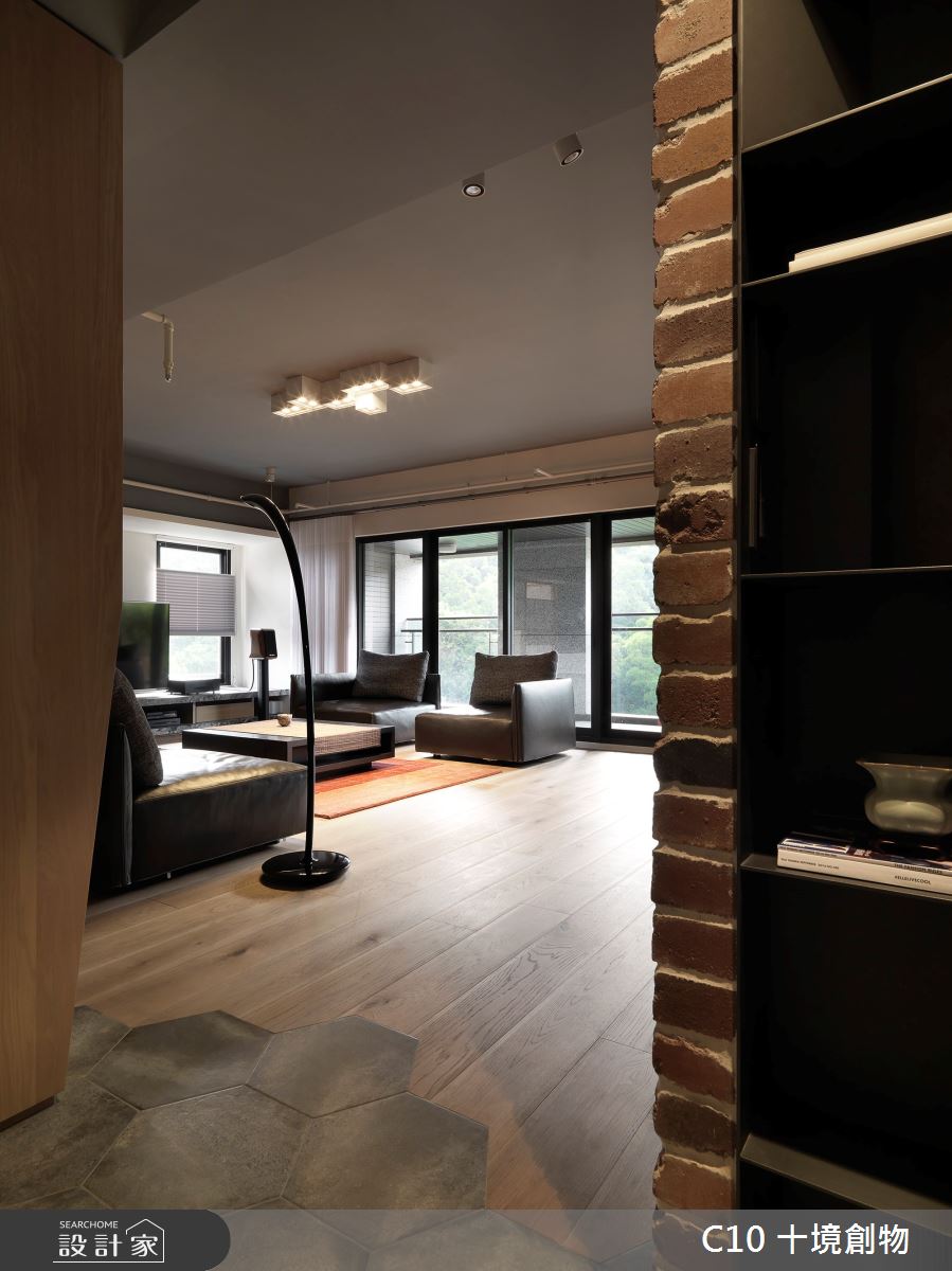 50坪預售屋＿人文禪風客廳案例圖片＿十境創物空間設計有限公司＿十境_和風呈語之2