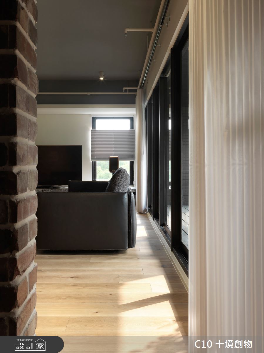 50坪預售屋＿人文禪風客廳案例圖片＿十境創物空間設計有限公司＿十境_和風呈語之8