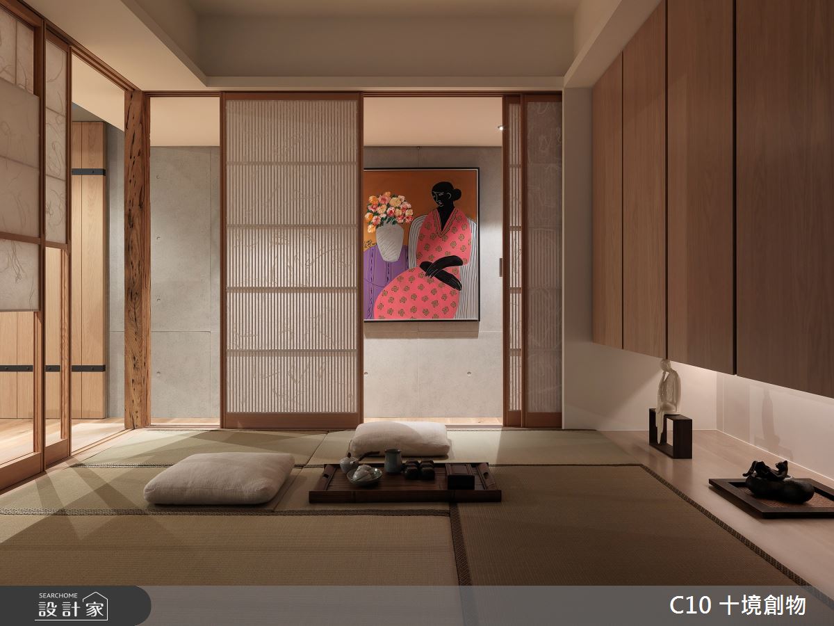 50坪預售屋＿人文禪風和室案例圖片＿十境創物空間設計有限公司＿十境_和風呈語之11