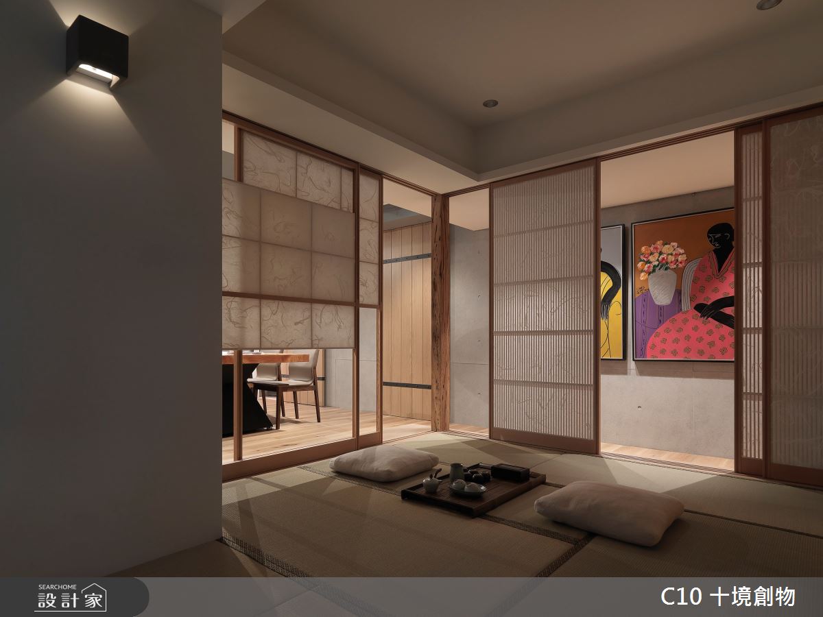50坪預售屋＿人文禪風和室案例圖片＿十境創物空間設計有限公司＿十境_和風呈語之12