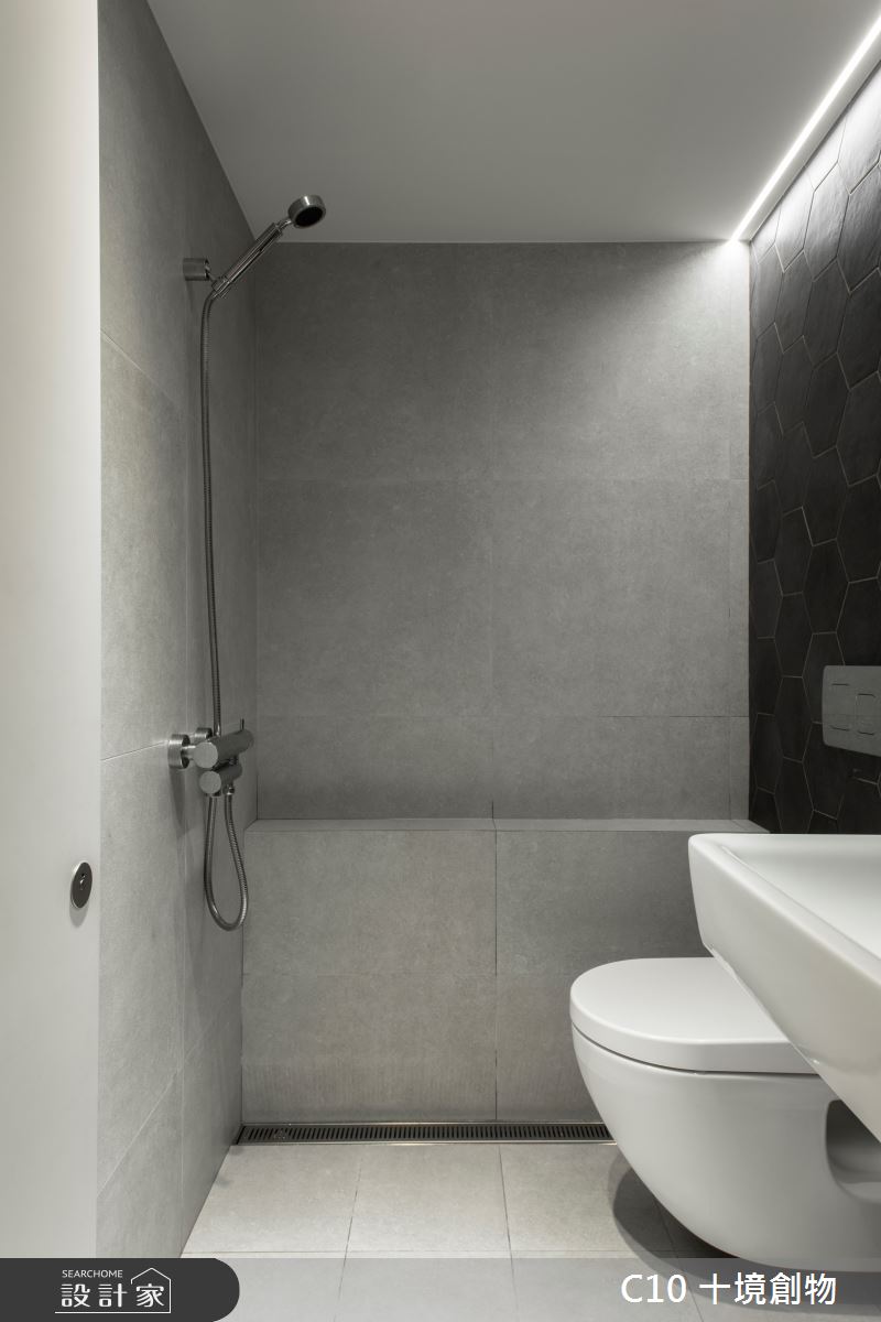 50坪新成屋(5年以下)＿簡約風浴室案例圖片＿十境創物空間設計有限公司＿十境_白水鑒心之11