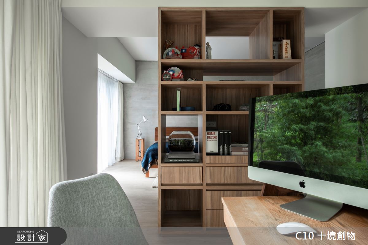 50坪新成屋(5年以下)＿簡約風書房案例圖片＿十境創物空間設計有限公司＿十境_白水鑒心之18