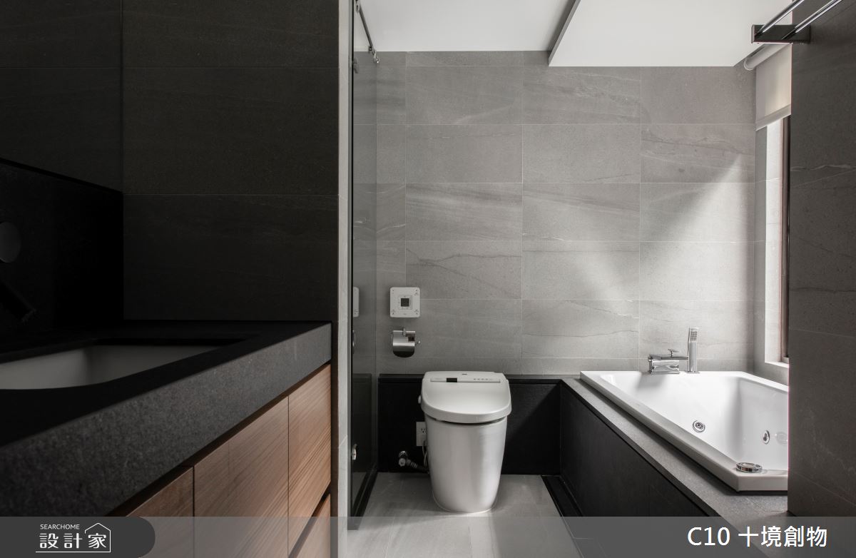 50坪新成屋(5年以下)＿簡約風浴室案例圖片＿十境創物空間設計有限公司＿十境_白水鑒心之24