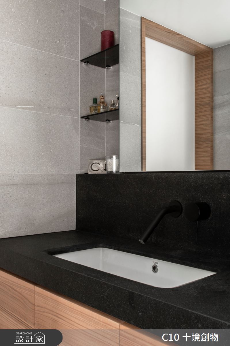 50坪新成屋(5年以下)＿簡約風浴室案例圖片＿十境創物空間設計有限公司＿十境_白水鑒心之25