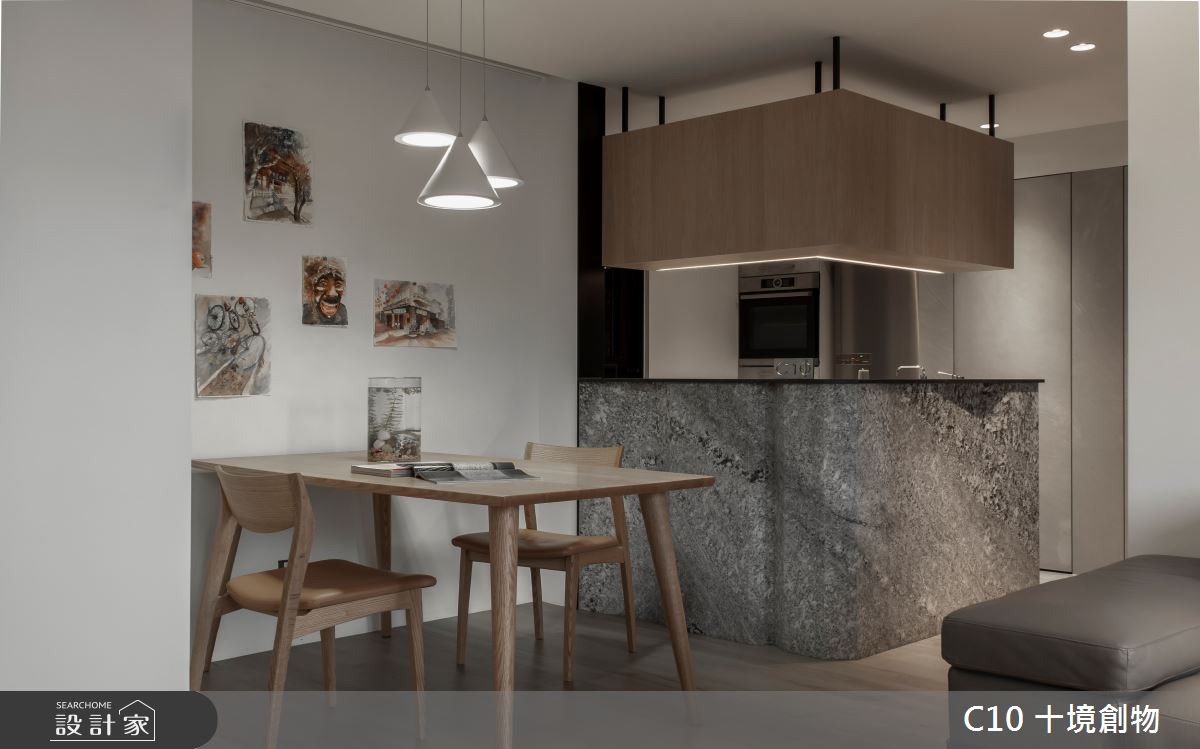 20坪預售屋＿簡約風餐廳案例圖片＿十境創物空間設計有限公司＿十境_城隱淬鍊之7