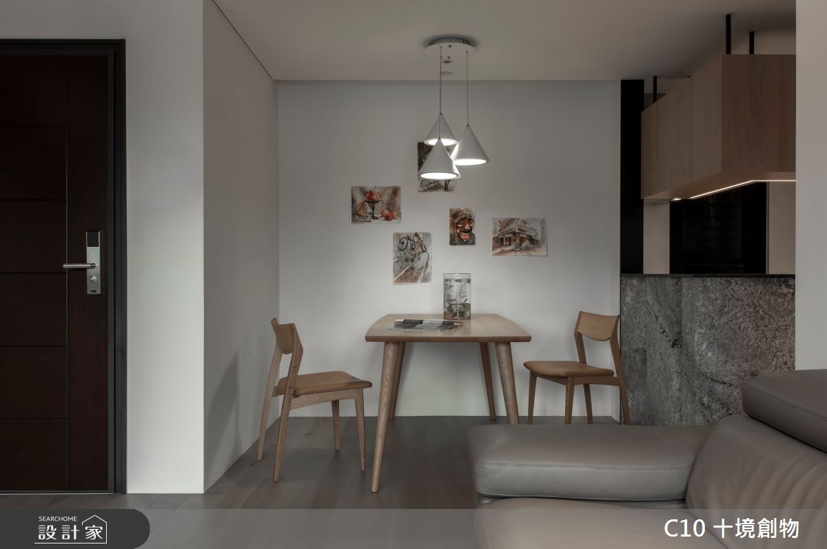 20坪預售屋＿簡約風餐廳案例圖片＿十境創物空間設計有限公司＿十境_城隱淬鍊之8