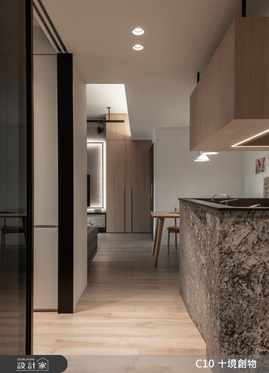 20坪預售屋＿簡約風走廊案例圖片＿十境創物空間設計有限公司＿十境_城隱淬鍊之10