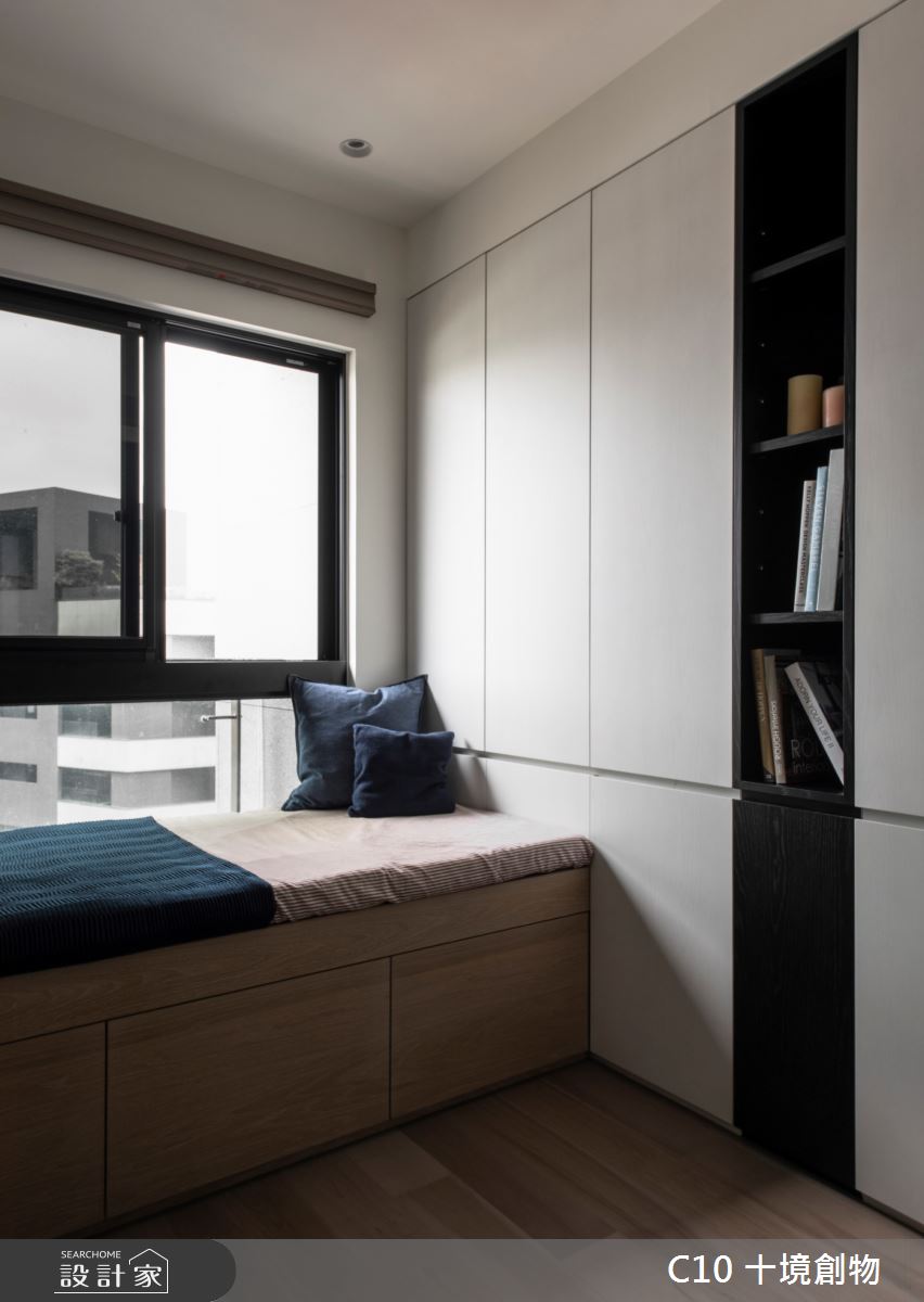 20坪預售屋＿簡約風臥榻案例圖片＿十境創物空間設計有限公司＿十境_城隱淬鍊之15