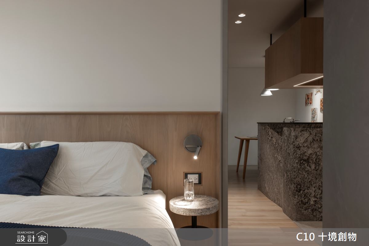 20坪預售屋＿簡約風臥室案例圖片＿十境創物空間設計有限公司＿十境_城隱淬鍊之21