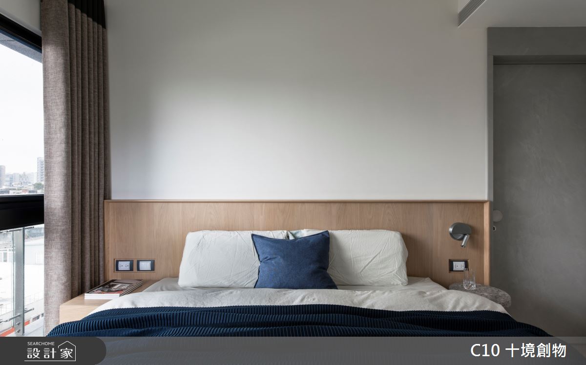 20坪預售屋＿簡約風臥室案例圖片＿十境創物空間設計有限公司＿十境_城隱淬鍊之22