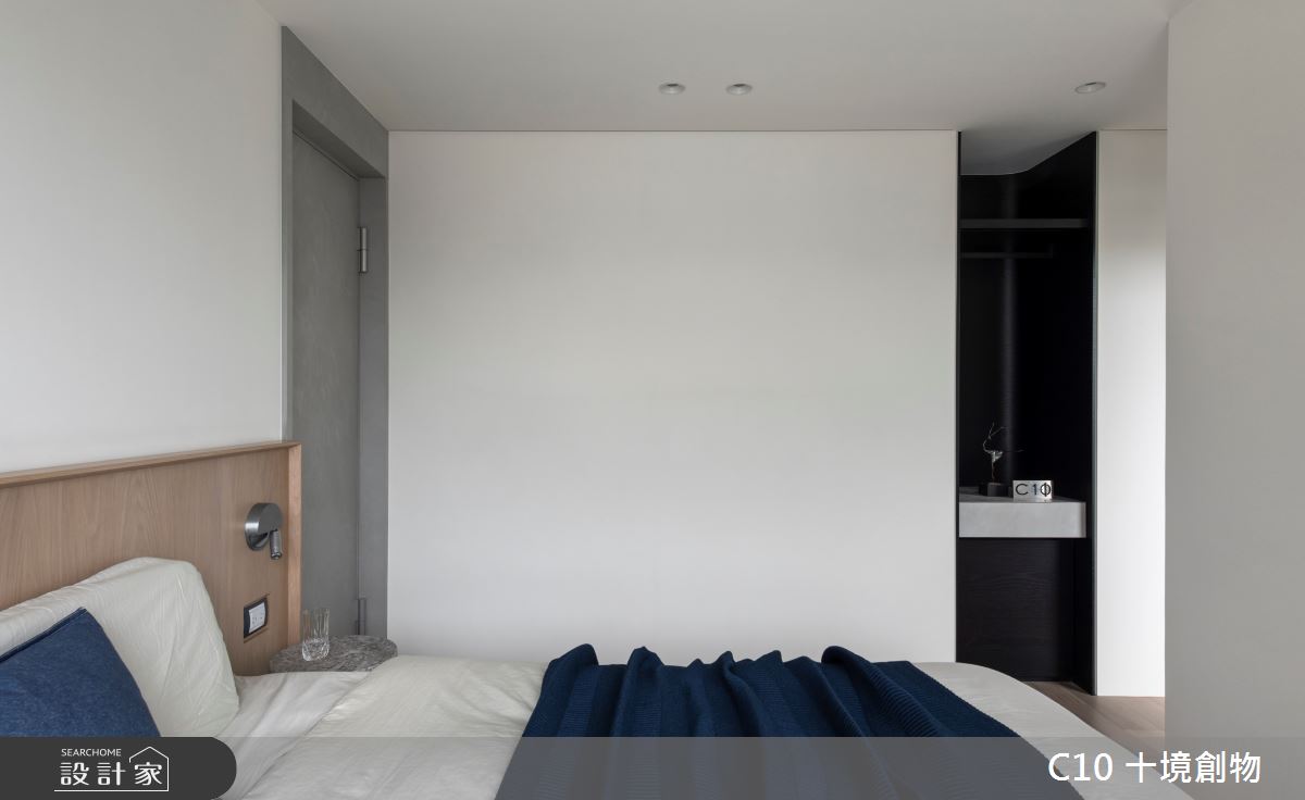 20坪預售屋＿簡約風臥室案例圖片＿十境創物空間設計有限公司＿十境_城隱淬鍊之23