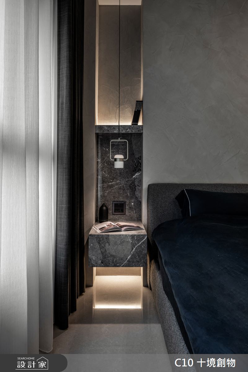 30坪新成屋(5年以下)＿現代風臥室案例圖片＿十境創物空間設計有限公司＿十境_墨韻之19