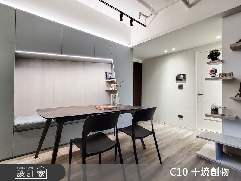 23坪新成屋(5年以下)＿北歐風餐廳案例圖片＿十境創物空間設計有限公司＿十境_老貓寓之6