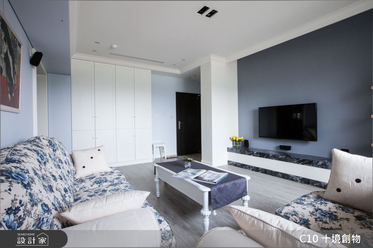 40坪老屋(16~30年)＿鄉村風客廳案例圖片＿十境創物空間設計有限公司＿十境_微甜生活之4