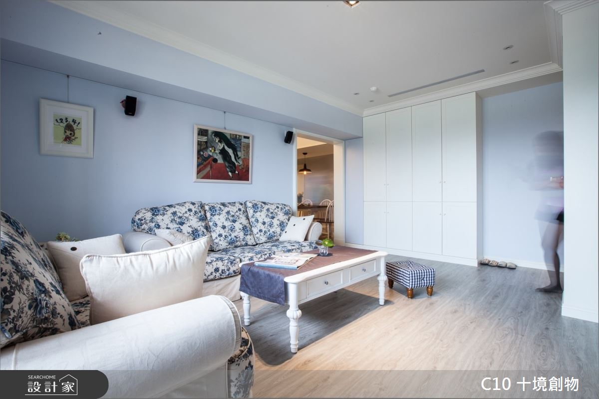 40坪老屋(16~30年)＿鄉村風客廳案例圖片＿十境創物空間設計有限公司＿十境_微甜生活之5