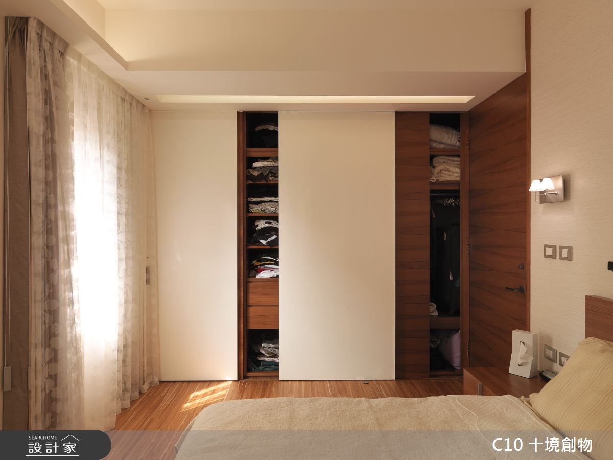 30坪新成屋(5年以下)＿現代風臥室案例圖片＿十境創物空間設計有限公司＿十境_隱飾之16