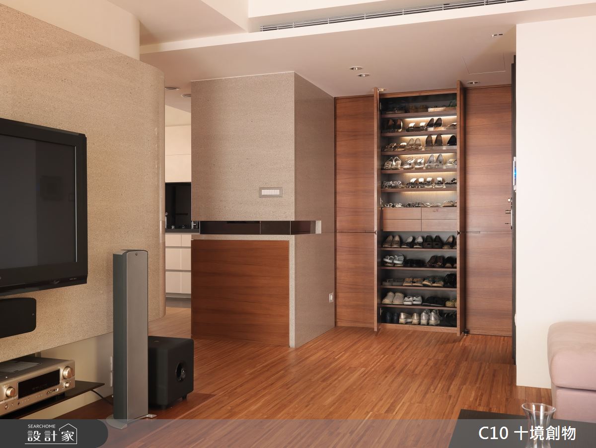 30坪新成屋(5年以下)＿現代風玄關案例圖片＿十境創物空間設計有限公司＿十境_隱飾之6