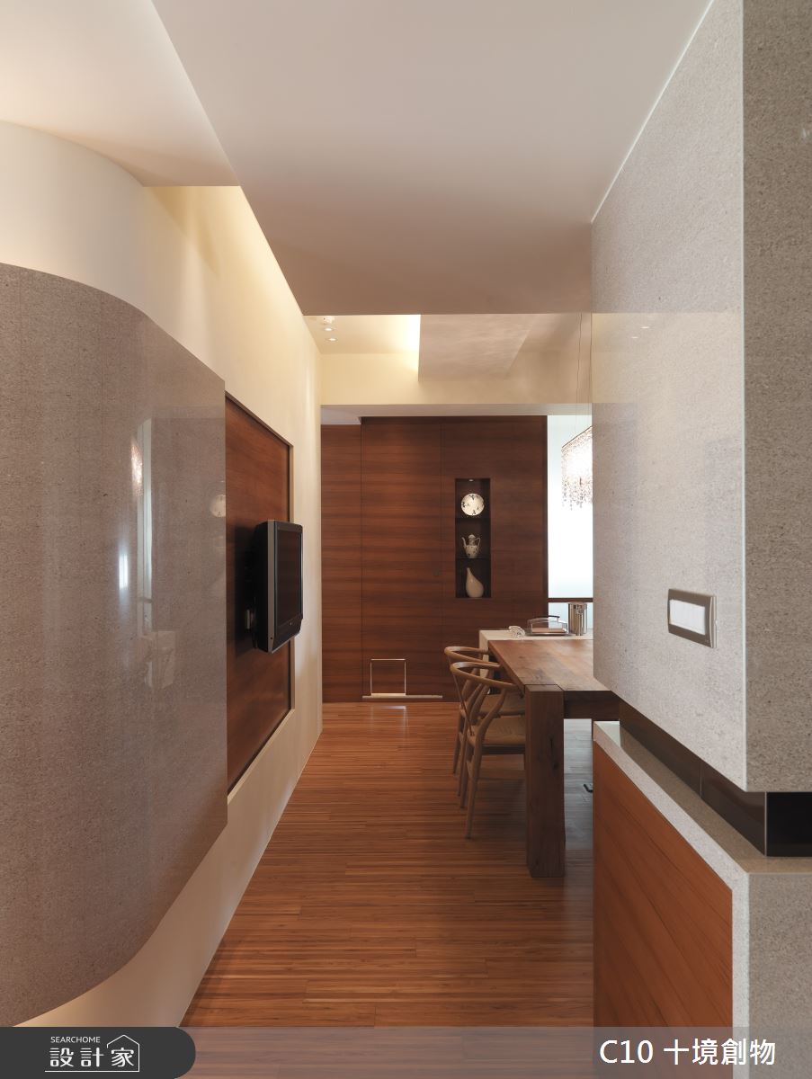 30坪新成屋(5年以下)＿現代風走廊案例圖片＿十境創物空間設計有限公司＿十境_隱飾之8