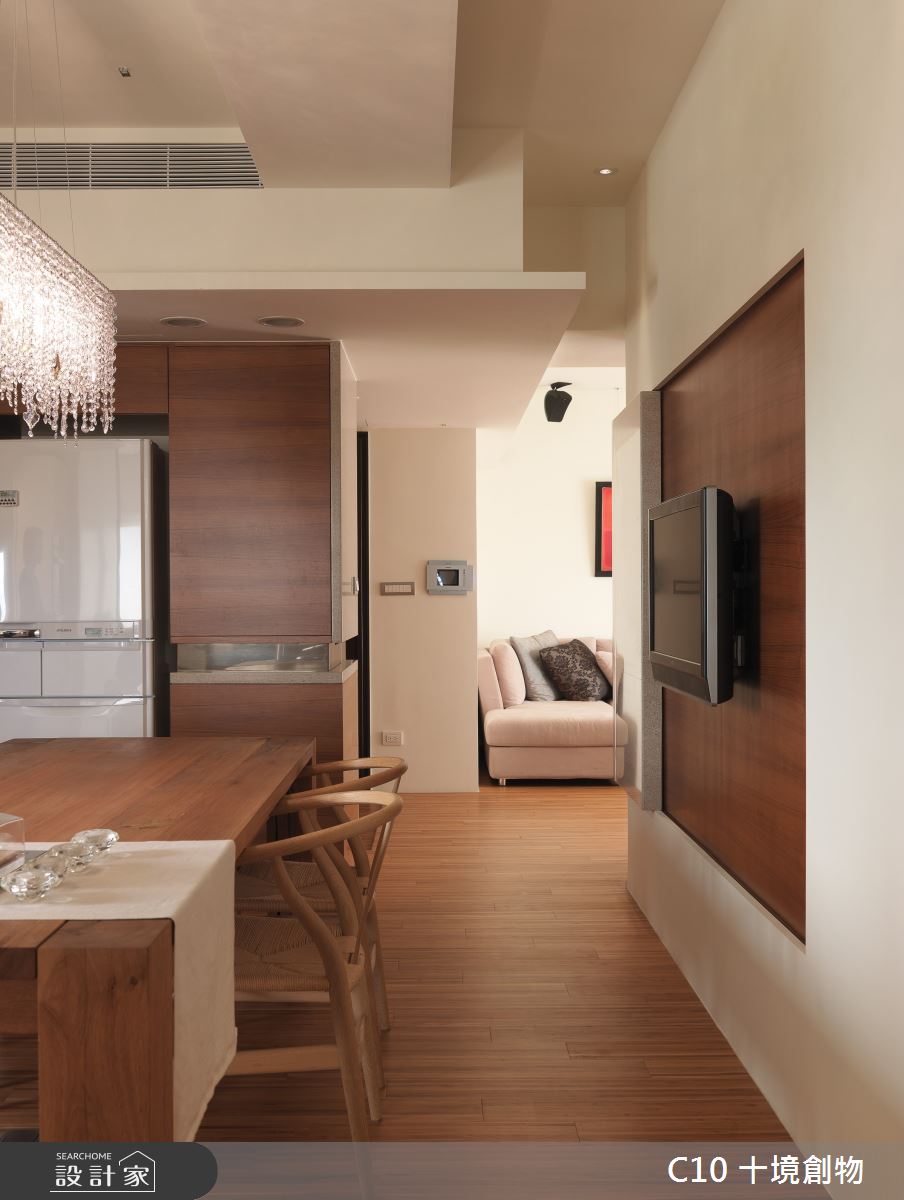 30坪新成屋(5年以下)＿現代風餐廳案例圖片＿十境創物空間設計有限公司＿十境_隱飾之10