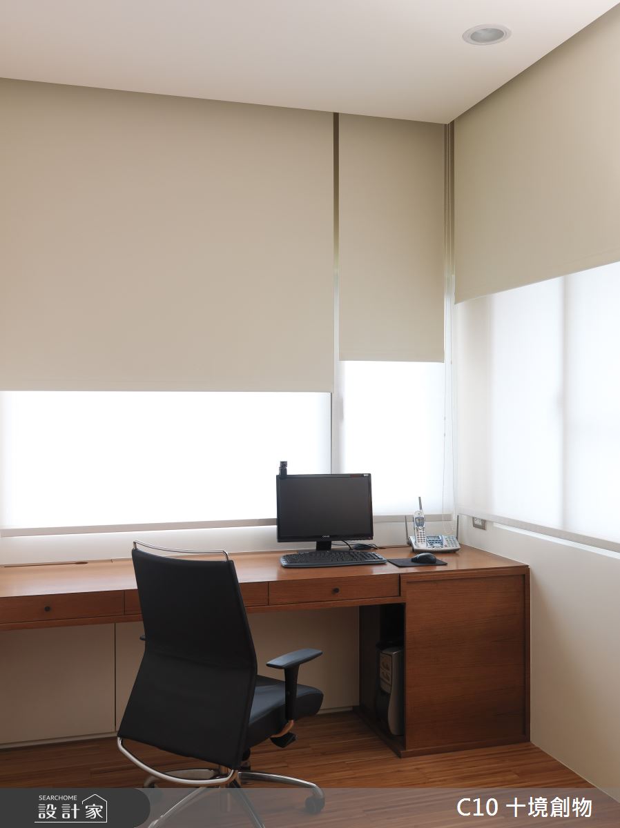30坪新成屋(5年以下)＿現代風工作區案例圖片＿十境創物空間設計有限公司＿十境_隱飾之14