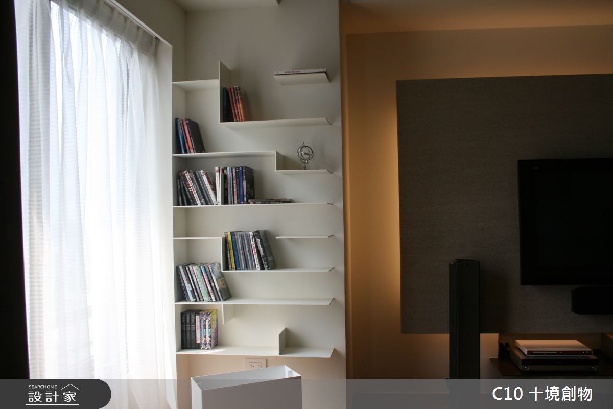 30坪新成屋(5年以下)＿現代風客廳案例圖片＿十境創物空間設計有限公司＿十境_隱飾之19
