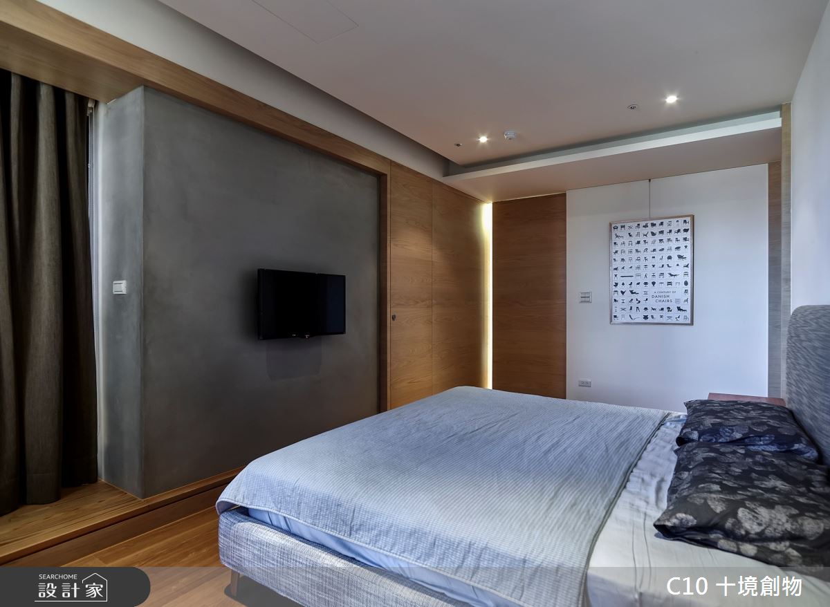 35坪中古屋(5~15年)＿北歐風臥室案例圖片＿十境創物空間設計有限公司＿十境_北歐森林之13