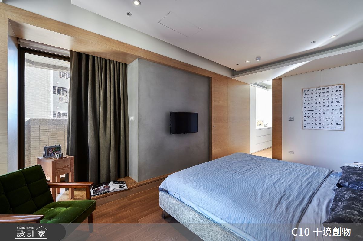 35坪中古屋(5~15年)＿北歐風臥室案例圖片＿十境創物空間設計有限公司＿十境_北歐森林之14