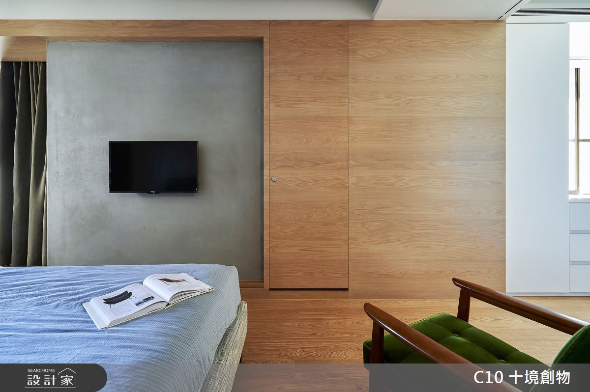 35坪中古屋(5~15年)＿北歐風臥室案例圖片＿十境創物空間設計有限公司＿十境_北歐森林之11
