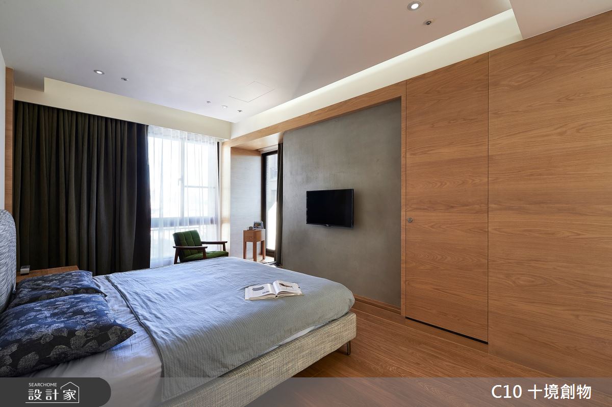 35坪中古屋(5~15年)＿北歐風臥室案例圖片＿十境創物空間設計有限公司＿十境_北歐森林之10