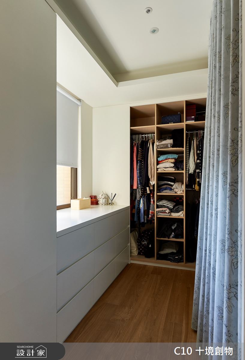 35坪中古屋(5~15年)＿北歐風更衣間案例圖片＿十境創物空間設計有限公司＿十境_北歐森林之15