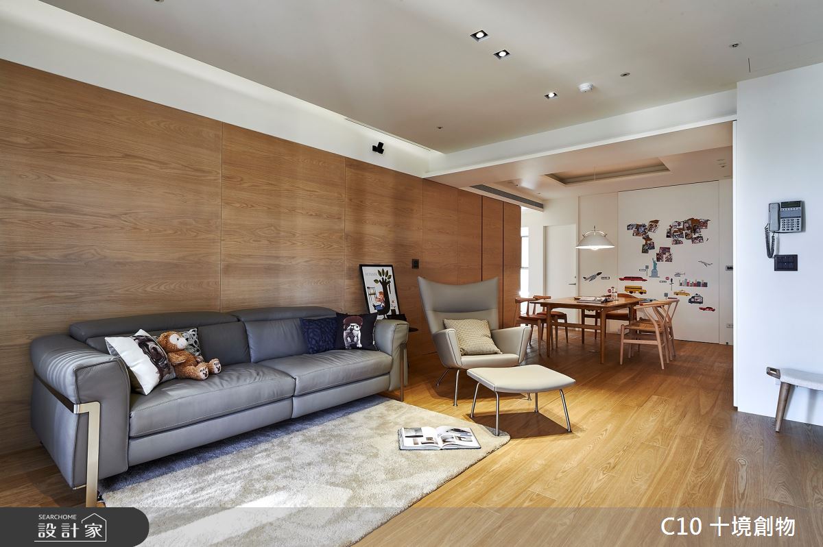 35坪中古屋(5~15年)＿北歐風客廳案例圖片＿十境創物空間設計有限公司＿十境_北歐森林之6
