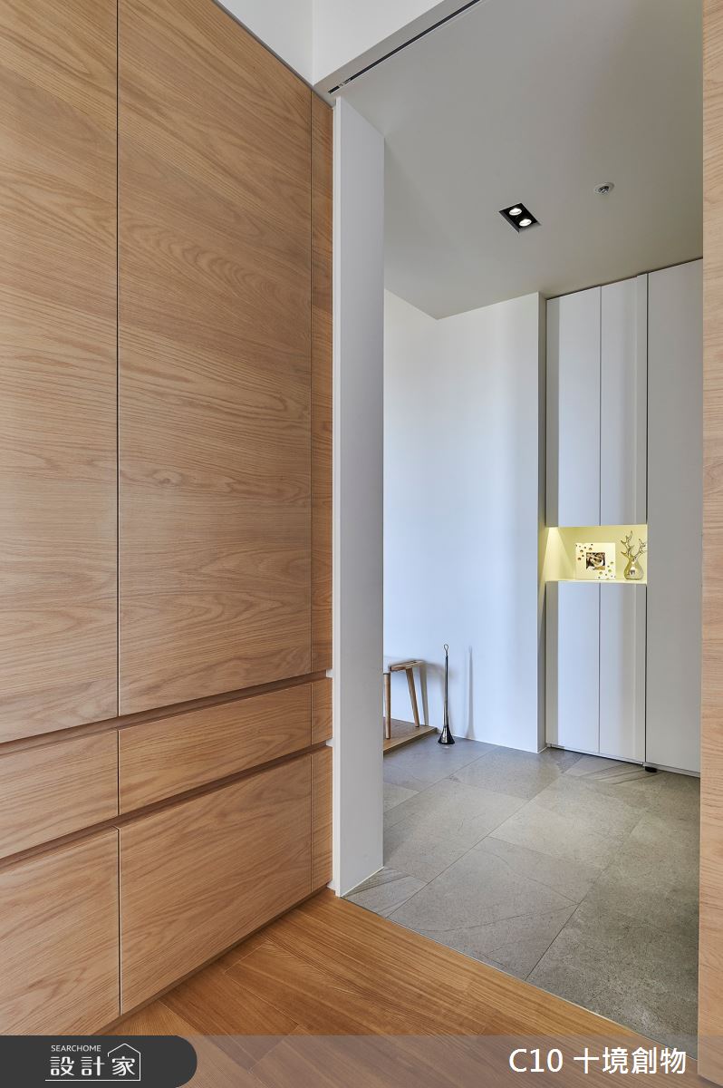 35坪中古屋(5~15年)＿北歐風玄關案例圖片＿十境創物空間設計有限公司＿十境_北歐森林之8