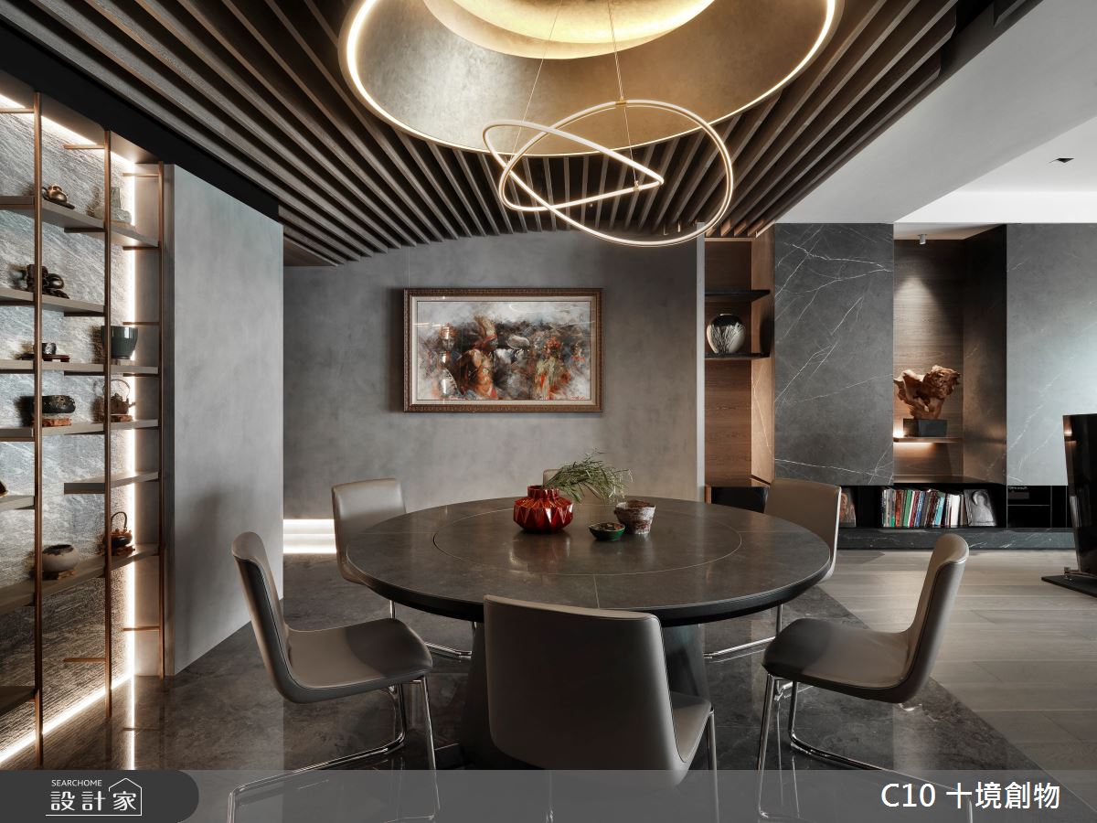 120坪新成屋(5年以下)＿人文禪風餐廳案例圖片＿十境創物空間設計有限公司＿十境_琢藏之7