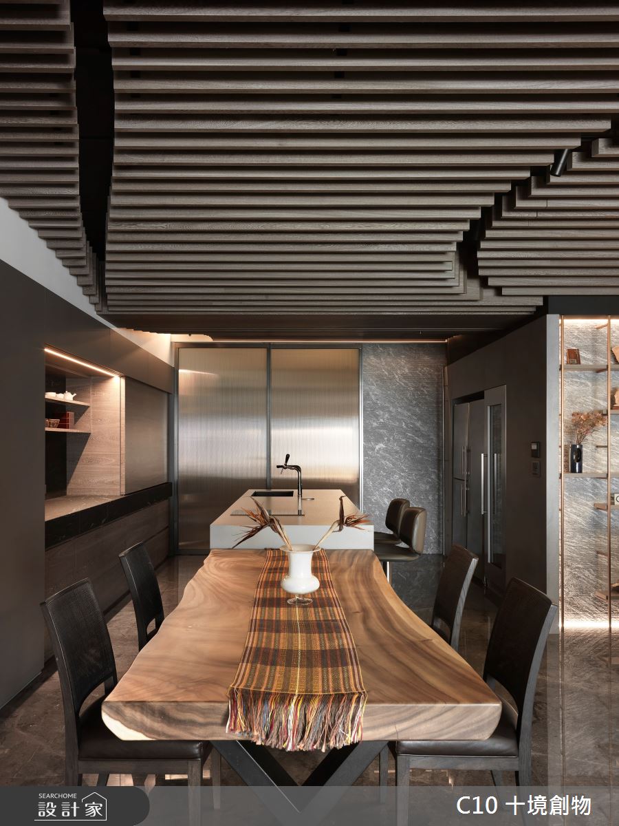 120坪新成屋(5年以下)＿人文禪風中島案例圖片＿十境創物空間設計有限公司＿十境_琢藏之6