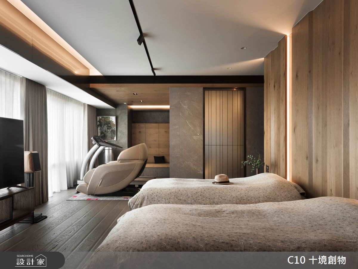 120坪新成屋(5年以下)＿人文禪風臥室案例圖片＿十境創物空間設計有限公司＿十境_琢藏之13