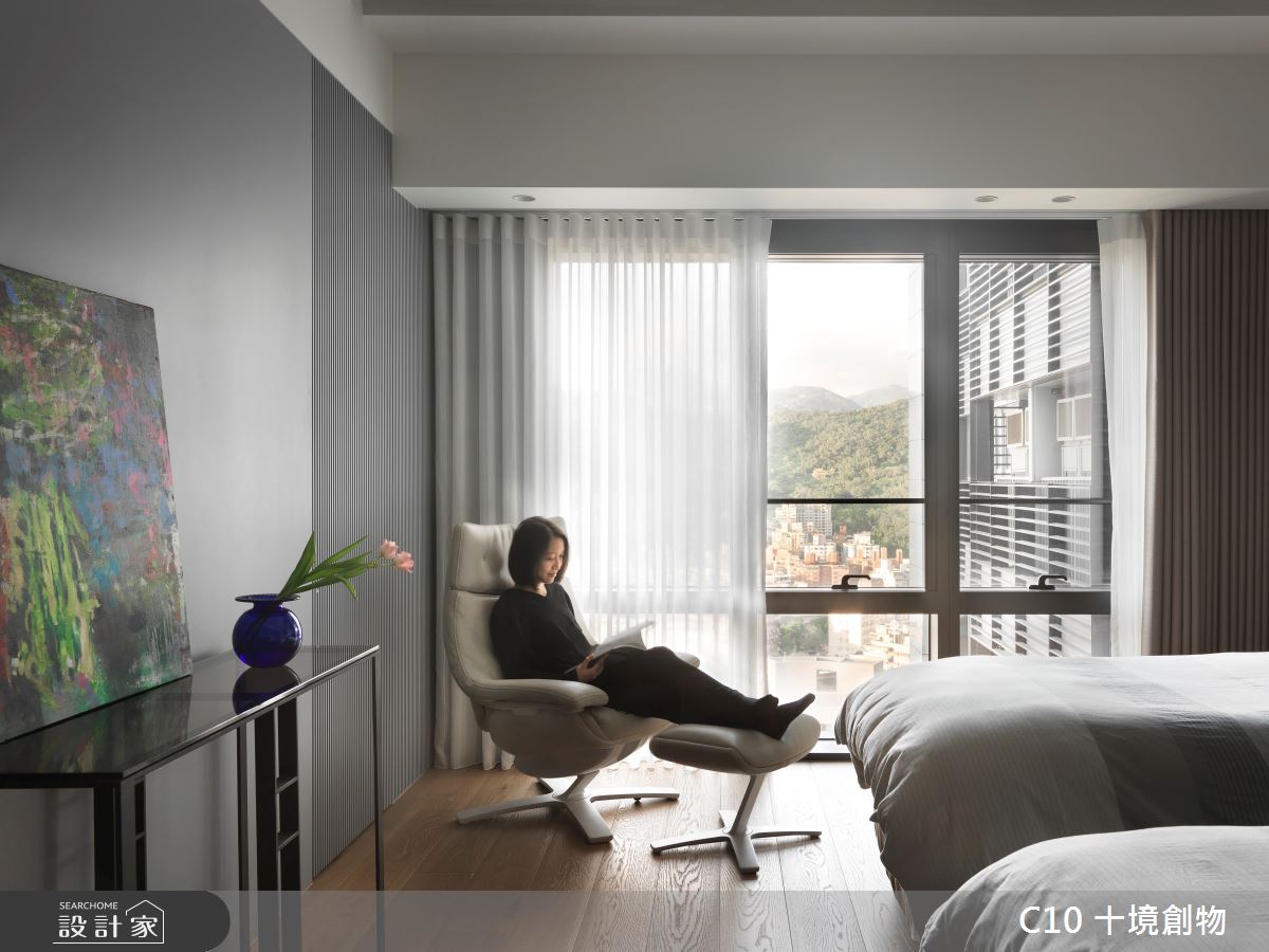 120坪新成屋(5年以下)＿人文禪風臥室案例圖片＿十境創物空間設計有限公司＿十境_琢藏之19