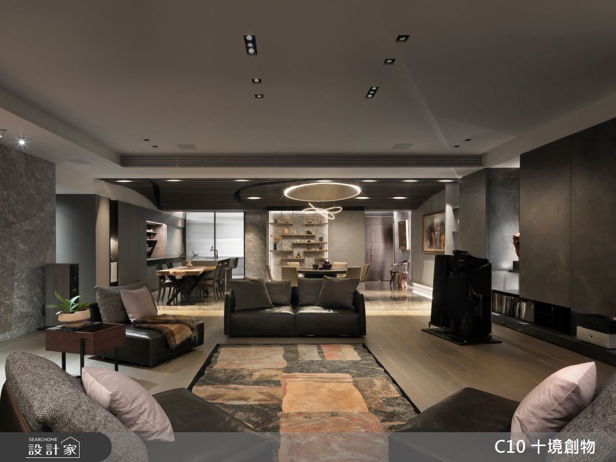 120坪新成屋(5年以下)＿人文禪風客廳案例圖片＿十境創物空間設計有限公司＿十境_琢藏之31