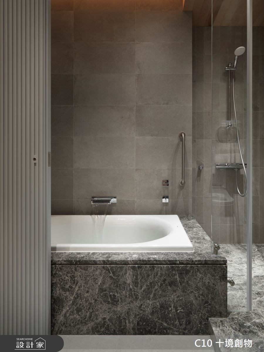 120坪新成屋(5年以下)＿人文禪風浴室案例圖片＿十境創物空間設計有限公司＿十境_琢藏之24
